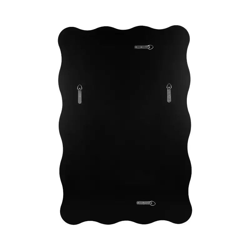 Miroir rectangulaire festonné Viona 24"X36" bleu marine