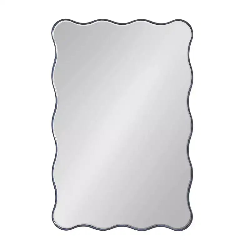 Miroir rectangulaire festonné Viona 24"X36" bleu marine