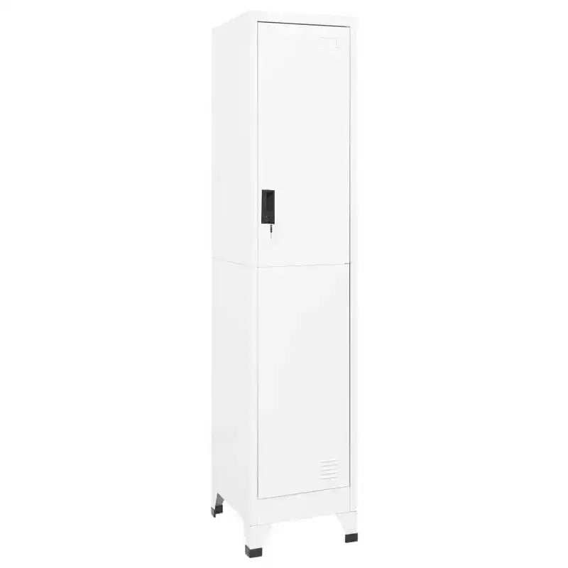 Vestiaire Armoire en acier blanc Vestiaire rectangulaire haut