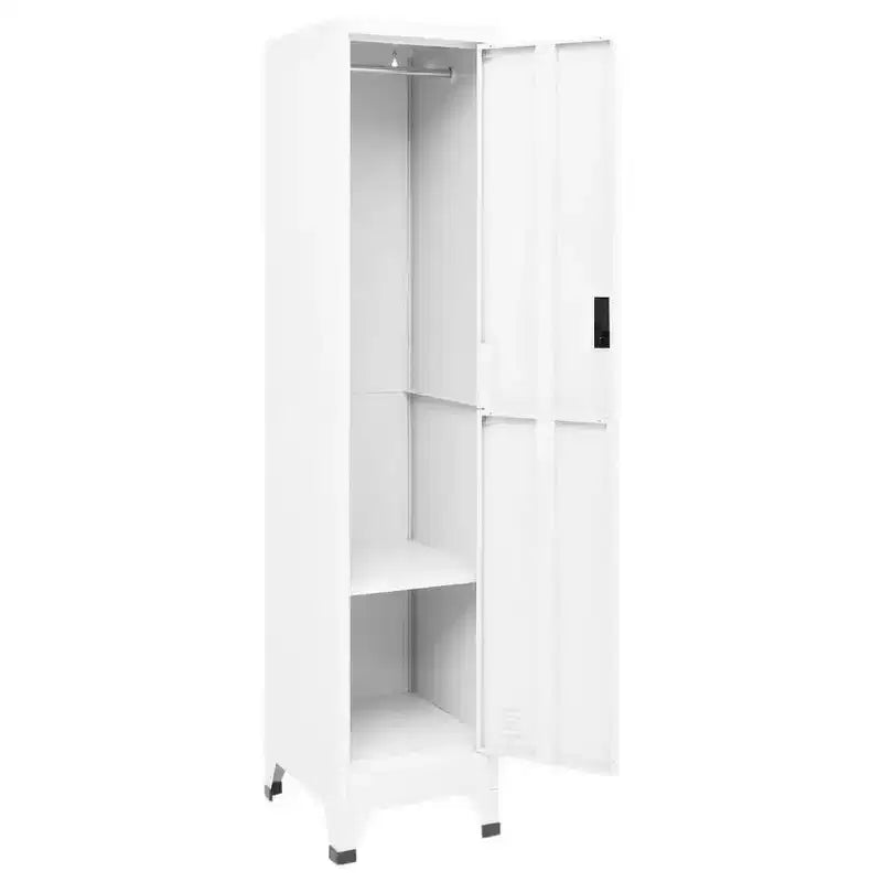Vestiaire Armoire en acier blanc Vestiaire rectangulaire haut
