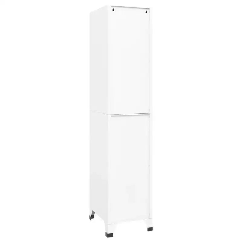 Vestiaire Armoire en acier blanc Vestiaire rectangulaire haut