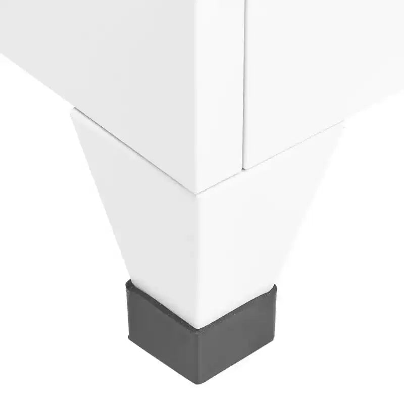 Vestiaire Armoire en acier blanc Vestiaire rectangulaire haut