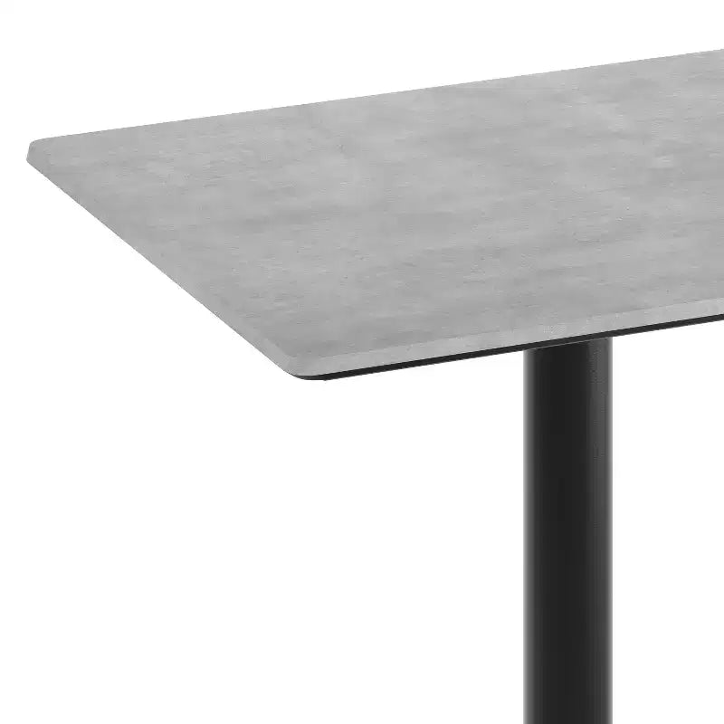 Table Acadia avec technologie HPL et piètement hauteur de bar
