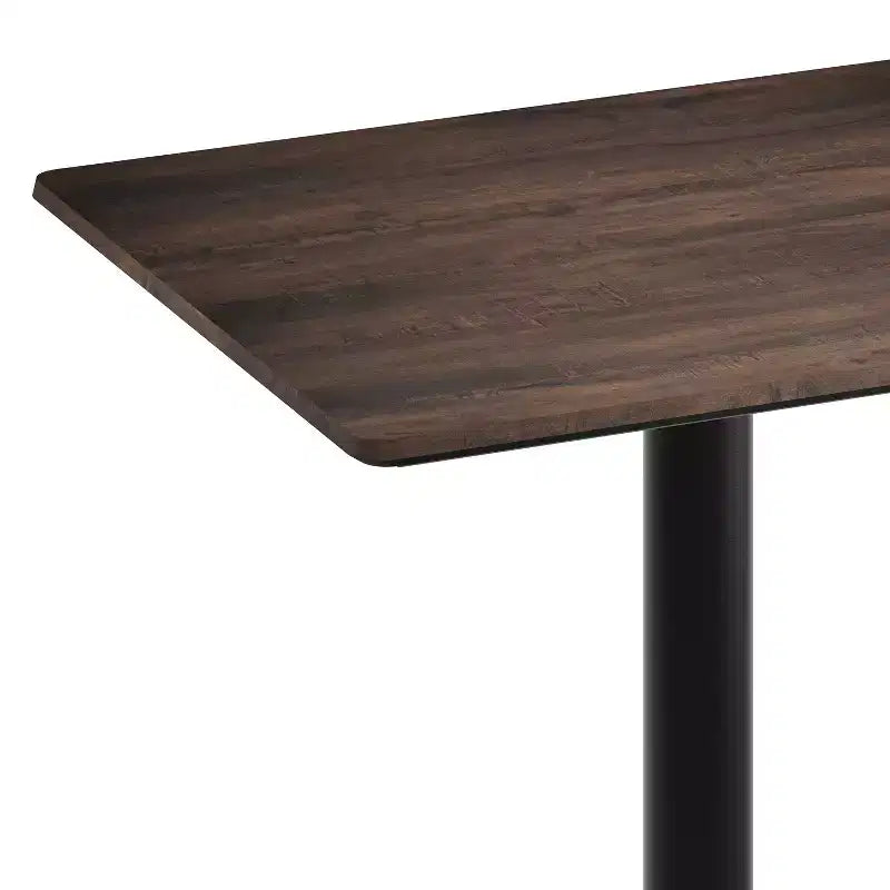 Table Acadia avec technologie HPL et piètement hauteur de bar