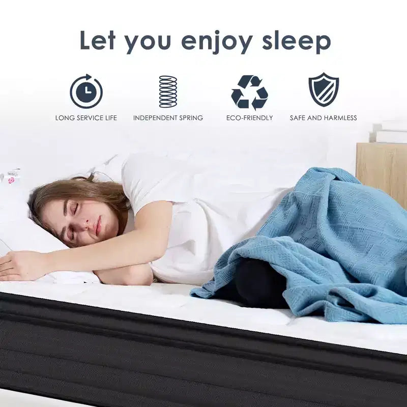 Matelas hybride Anastasia Modern 12H avec ressorts ensachés individuellement