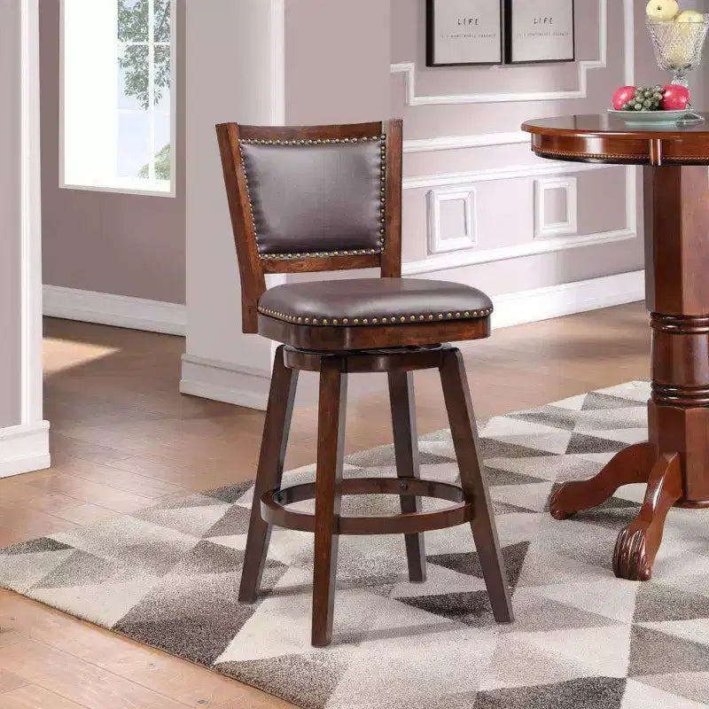 Tabouret de bar pivotant Broadmoor, fini cappuccino