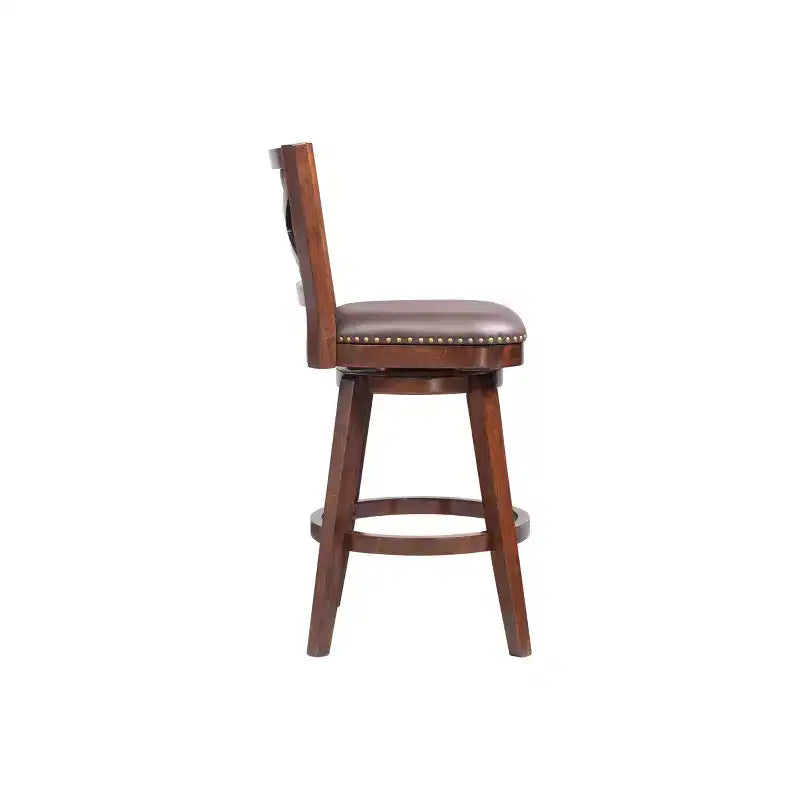 Tabouret de bar pivotant Broadmoor, fini cappuccino