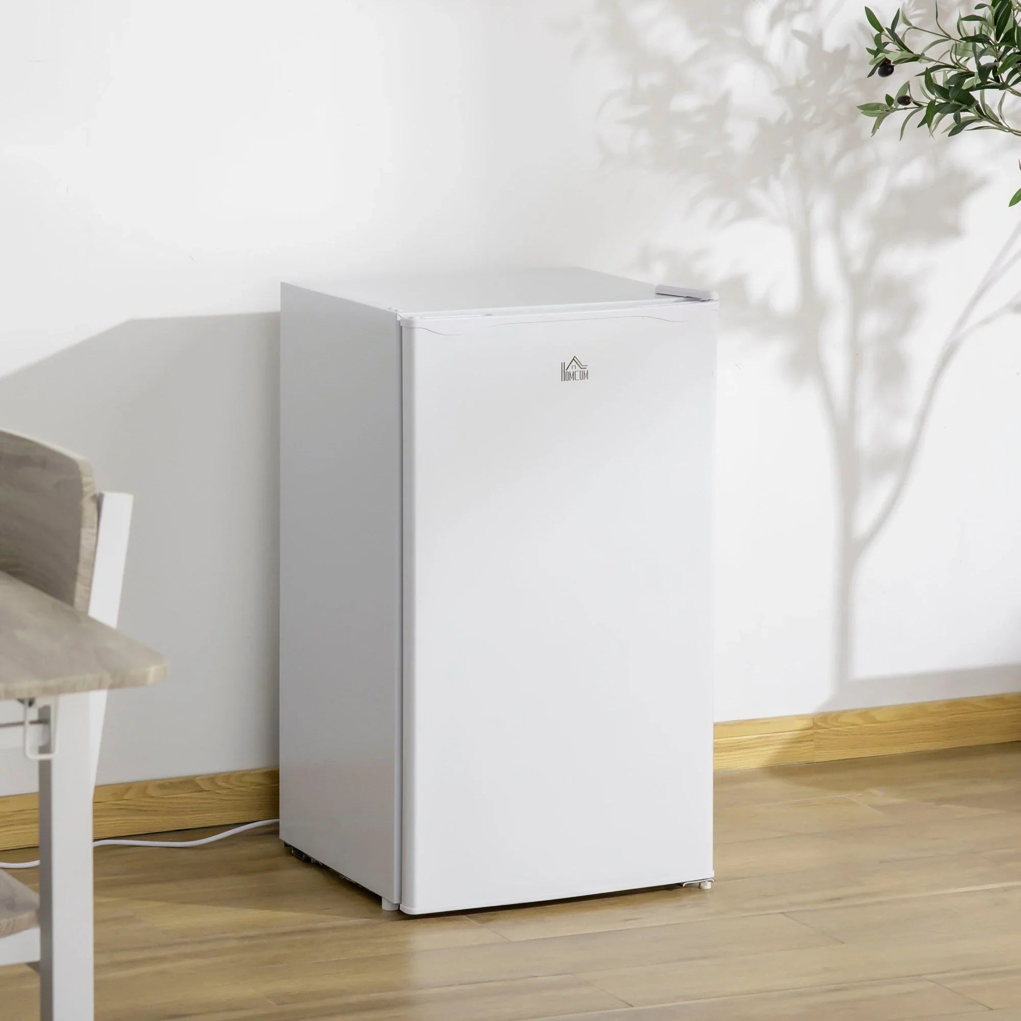 Mini-réfrigérateur de 3,2 pi³ avec congélateur, réfrigérateur compact à porte unique avec thermostat réglable pour chambre à coucher