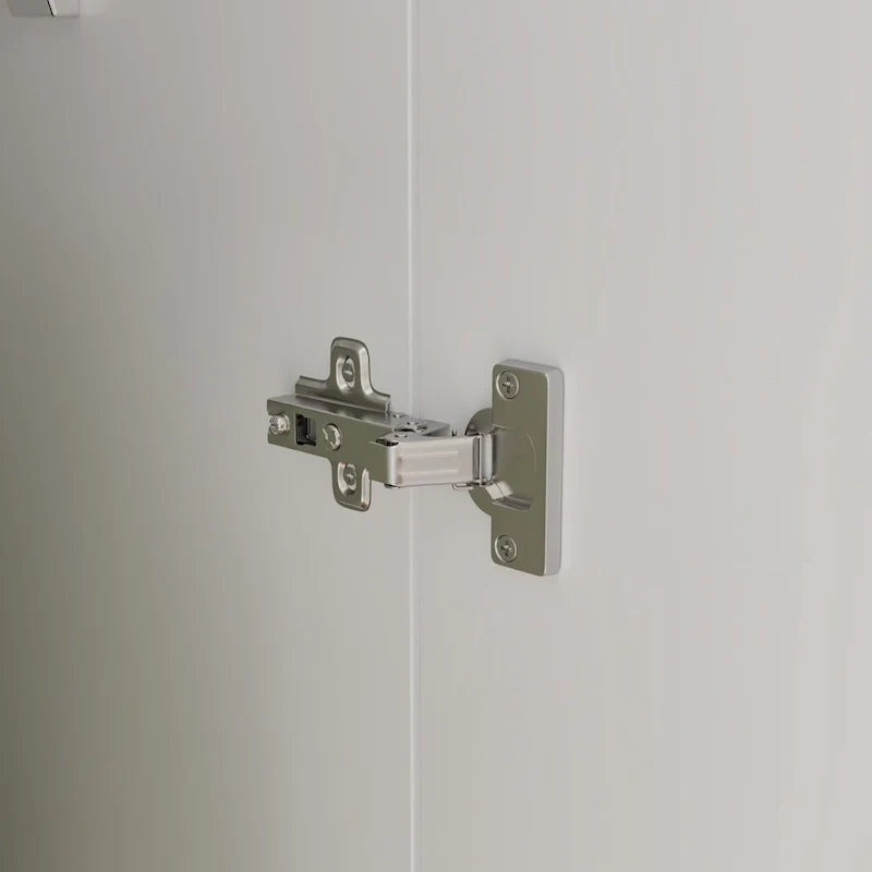 Armoire de chambre autonome à 2 portes avec tringle à vêtements