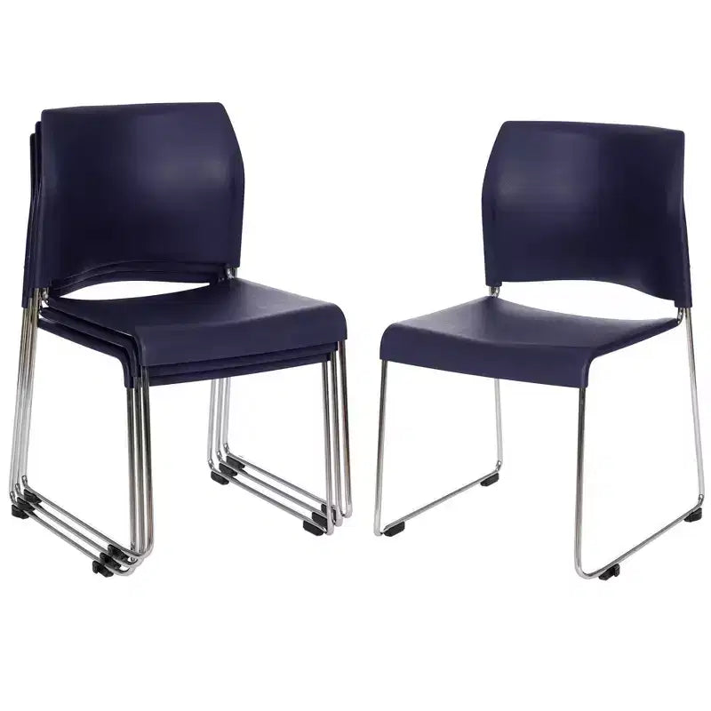 Chaise empilable en plastique Jody Collection, lot de 4
