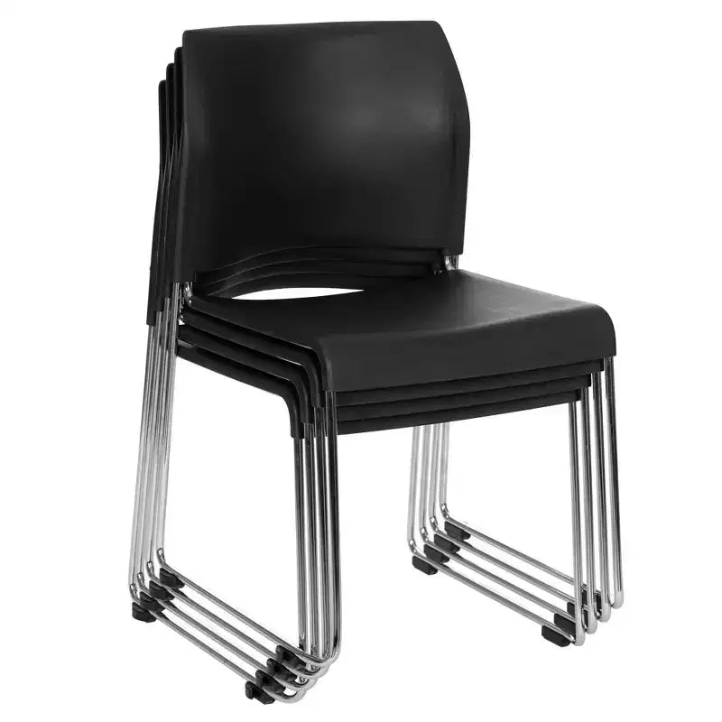 Chaise empilable en plastique Jody Collection, lot de 4