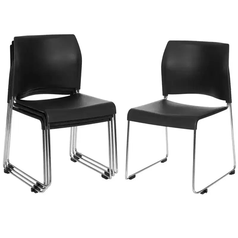 Chaise empilable en plastique Jody Collection, lot de 4