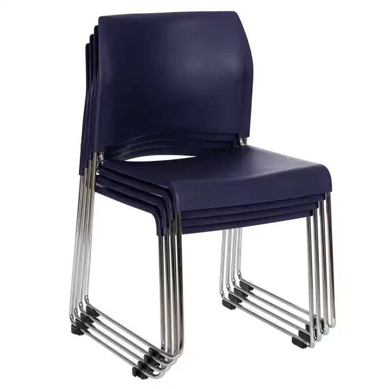 Chaise empilable en plastique Jody Collection, lot de 4