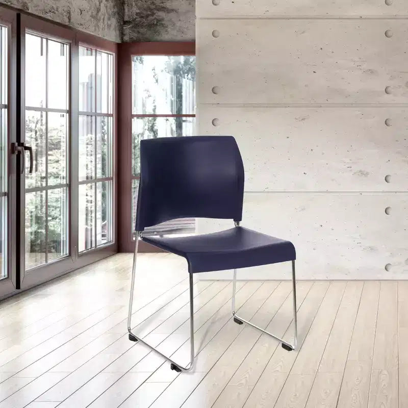 Chaise empilable en plastique Jody Collection, lot de 4