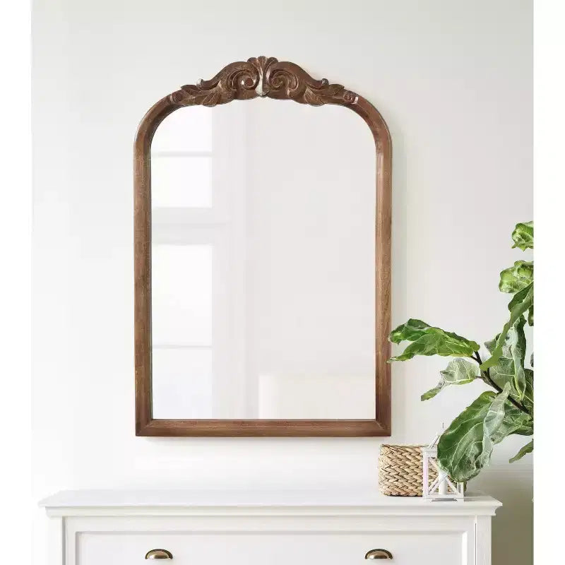Miroir arche en bois Arendahl 24x36