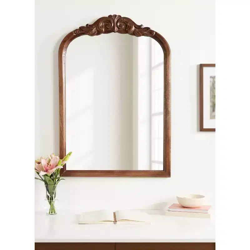 Miroir arche en bois Arendahl 24x36