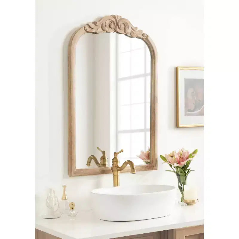 Miroir arche en bois Arendahl 24x36