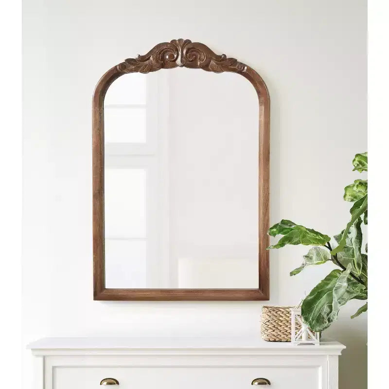 Miroir arche en bois Arendahl 24x36