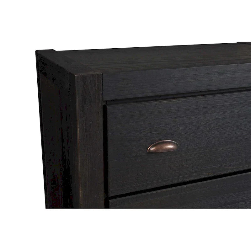 Commode 5 tiroirs en bois massif Montauk Grain Wood Furniture